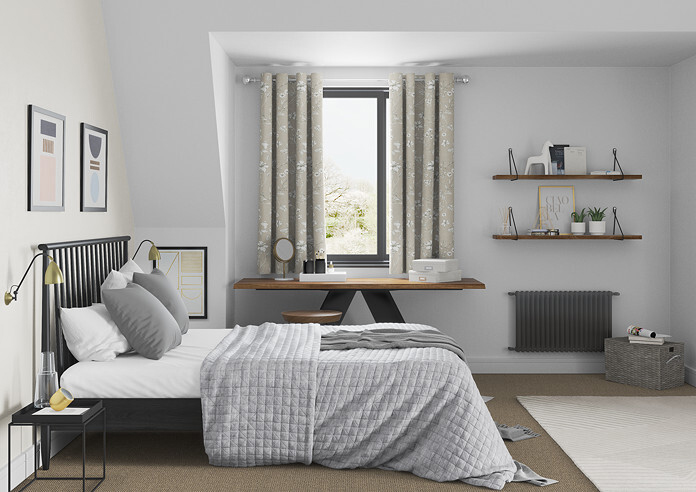 Etched Vine, Sandstone - Made to Measure Curtains - Image 5